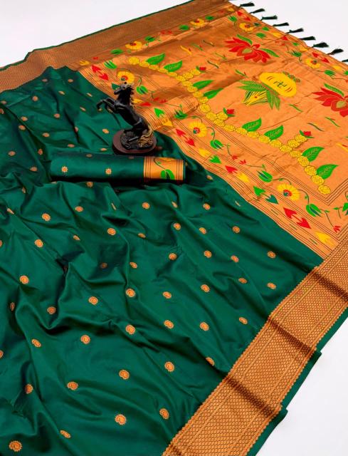 Malhar kalash paithani surat silk sarees online